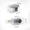 Aepiraza 4 Pack Car Led Door Light Logo Projector Compatible