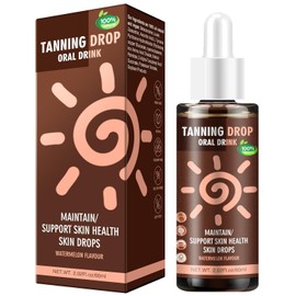 SALONKEY Tanning Drops for Drinking 60 ml - Self Tanning & Tanning Drops for Natural Tan without Sun, Tanning Oil Serum for Face & Body, Gentle Tanning for Men & Women