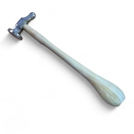 Chasing Hammer, 32 mm Domed Face, Repause, Ball Pein Hammer for Planishing, Metalwork and Jewellery Making, PTL®
