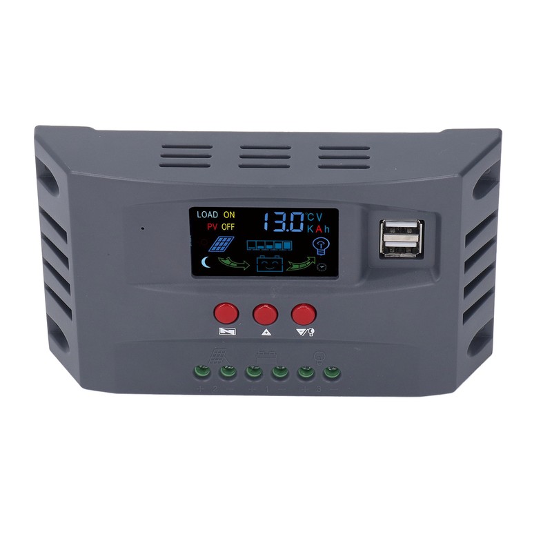 Solar Charge Controller with Light LCD MPPT Overcurrent Protection Solar