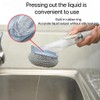 Kitchen Dish Brush with Soap Dispenser - Multi-Purpose Hand held