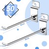 Moxweyeni 100 Pack Slatwall Hooks, 6 and 8 Inch Slatwall