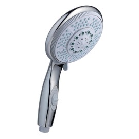 Wirquin 60720772 Ziggy Handbrause, 5 Strahlarten, mit Stop-Jet, verchromt