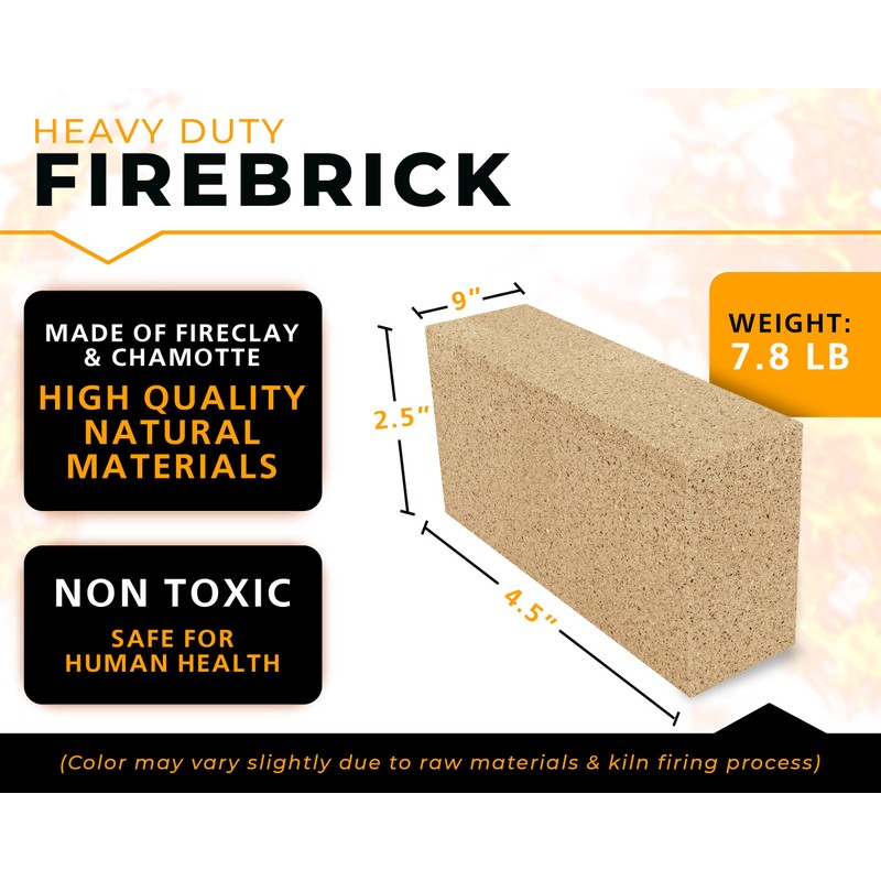 GIRtech Forge Heavy Duty Fire Bricks 3200F - Pack of