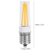 10Pcs E17 Long Filament Bulbs AC110V 3W for Chandelier Ceiling
