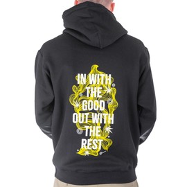 TRULIEVE Unisex Heavyweight Fleece Hoodie – Warm, Soft, Durable with Large Hood, Drawstring & Pocket for Work or Casual Wear (US, Alpha, X-Large, Regular, Regular, Black)