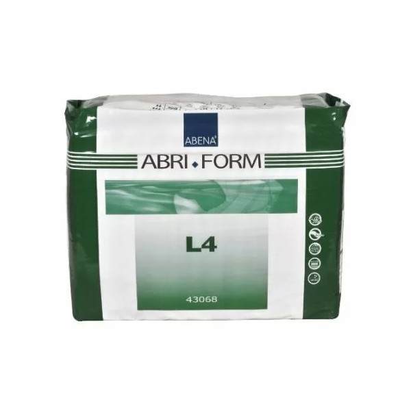 ABRI-FORM Abena 4168 Abri-form Absorbent Adult Brief Diaper Large, Pack/12,