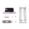 Ccjh White Oval Sliding Door Lock Sleek & Secure for