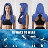 AOPREL Cooling Hoodie Towel Magnetic Lock Towels for Neck and