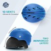 VANRORA Ski Helmet, Snowboard Helmet - Blue, S