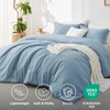 Bedsure King Size Comforter Set - Storm Blue Soft Bedding