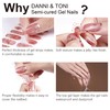 DANNI & TONI Semi Cured Gel Nail Strips (Rosy Cheeks)