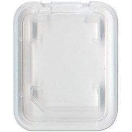 E-tech Collection Clear Plastic SDSDHCSDXCSecure Digital Memory Card Case Holder Compatible for SanDiskKingstonTranscendSamsung Memory Card 1 Pack