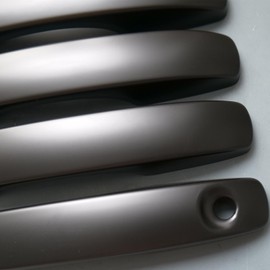 ZiWen Door Handle Cover Trim for Ford Ranger Everest 2024 2025 (Matte Black No Keyless Hole)