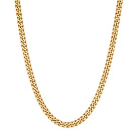 VEXXS Men's Gold Chain Flat Cut002