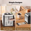 YSSOA 2-Slice Toaster, 5 Browning Setting and 3 Function: Bagel/Defrost/Cancel,