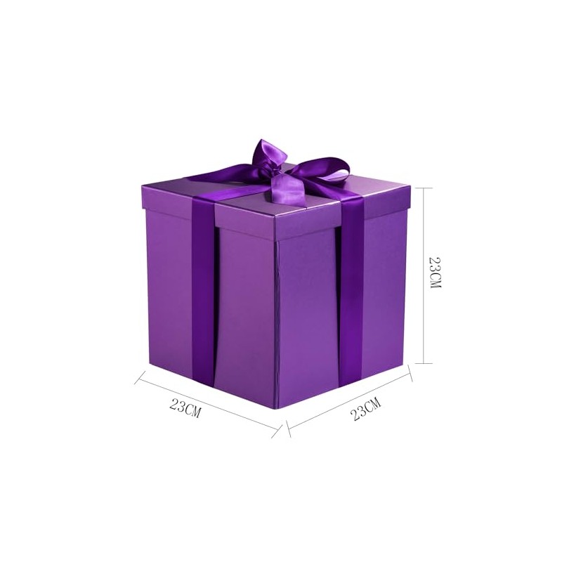 RUSPEPA Medium Birthday Gift Box with Lids, Ribbon and Tissue