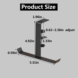 Sotitime Purse Hook for Table, Portable Foldable Handbag Hanger for Tables, Desks.Bag Hook for Desk Purse Holder Hanger for Talbe