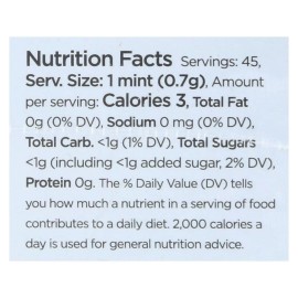 Simplygum Simply Gum - Mints - Peppermint 30 Count (Pack of 6)