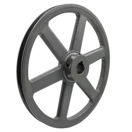 Saelno AK109-1 Sheaves,v Belt Pulley 1 inch bore 10.75" OD,Motor Pulley Cast Iron for A AX 3L 4L V-Belts,AK109X1 Pulley