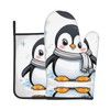 YYHWHJDE Cute Penguin Pattern Quality Oven Mitts and Pot Holders