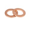 X AUTOHAUX Copper Disc Flat Seal Sealing Ring for Car
