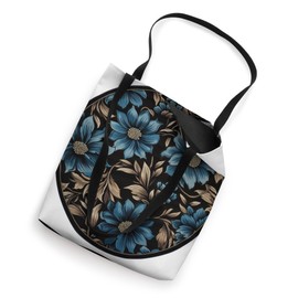 Vintage Flower Design Floral Pattern Florist Tote Bag