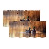 Twistmyst Rustic Wildlife Mallard Duck Valances for Windows 2 Pack,Rod
