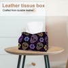 2 Pack Tissue Box Cover Holder, Flowers Roses Vase Bouquet