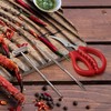 Grills House 4 Pieces Stainless Steel Seafood Forks, Double-ended Lobster,