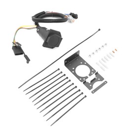 Wsays 4-Way Flat to 7-Way Trailer Wiring Harness Compatible with Nissan Frontier 05-25 Fit Xterra 05-15 Fit Pathfinder 05-10 Fit Suzuki Equator 09-12 Plug & Play (TOW PACKAGE REQUIRED)