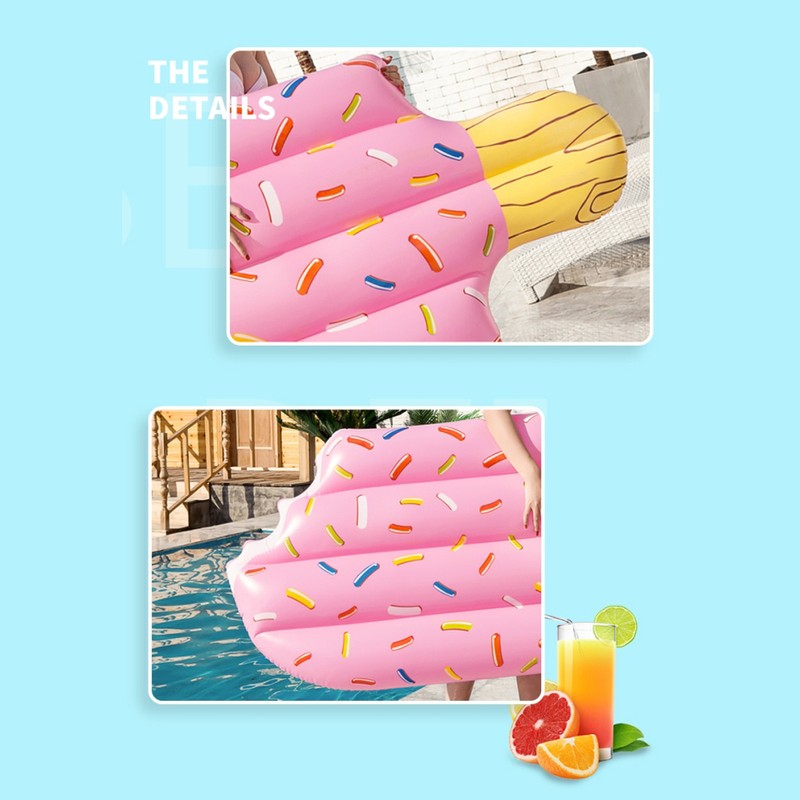 Ice Cream Floating Row Popsicle Float Raft Swimming Pool Float