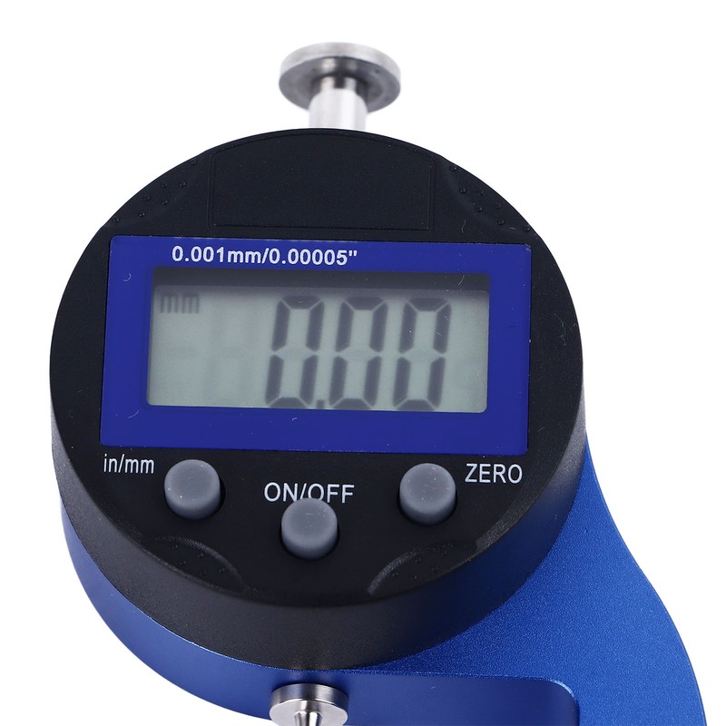 Micro Digital Thickness Gauge 0.0005in 0.01mm High Accuracy Thickness Measuring