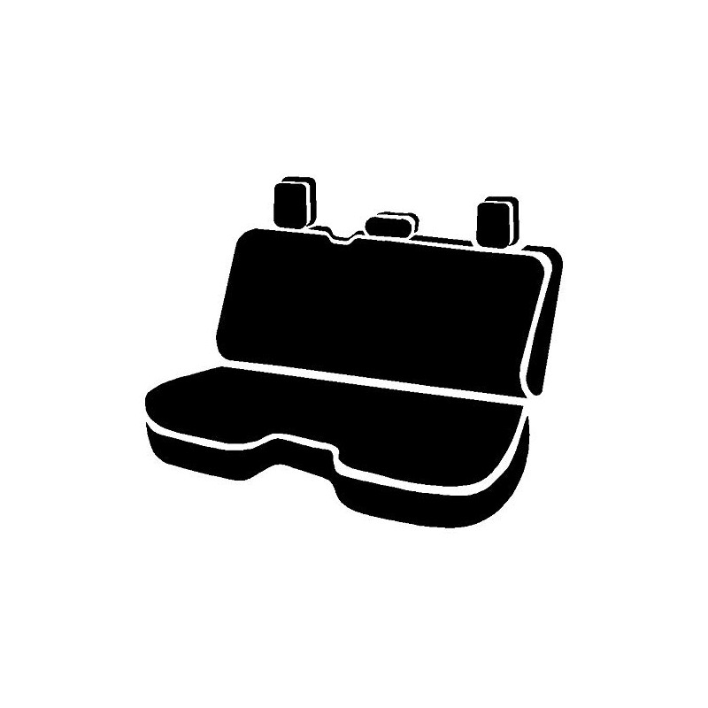 Fia SP82-58 Black Custom Fit Rear Seat Cover Bench Seat