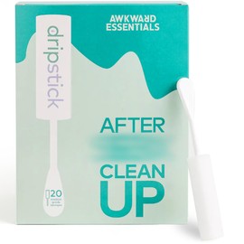 Dripstick Absorbing Sponge For Women - Awkward Essentials Dripstick 20 Pack of Sterile Post Coitus Sponges for Feminine Care and Hygiene