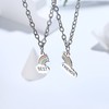 KALVICA 2/3 Pieces Friendship Necklace with Broken Heart for 2/3