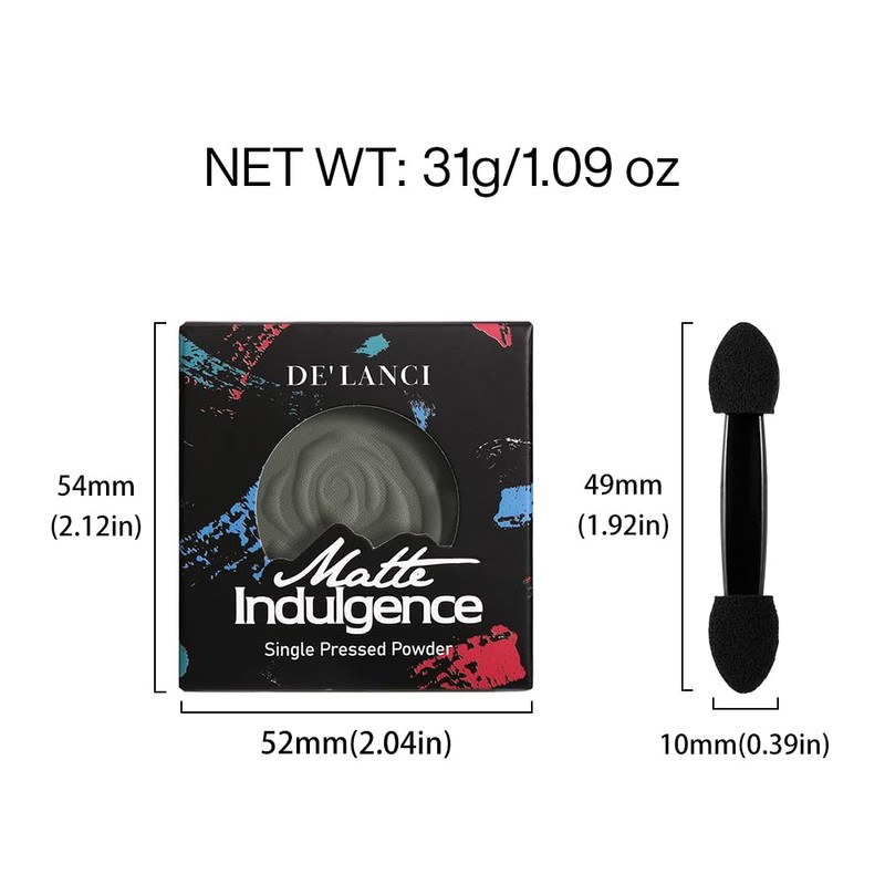 Single Matte Eyeshadow (Dark Grey)