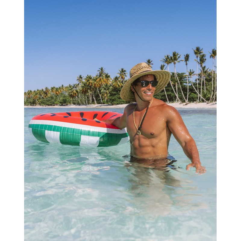 Panama Jack Safari Excursion Hat (Solid Black, Large)