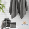 Casa Platino 24 Piece 100% Cotton Towel Set, 2 Bath