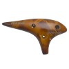 Premium 12-Hole Ocarina Flute Made From Ceramic In Alto C