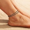Nanafast Women's Ankle Bracelets, Sparkling Multi-layer Ankle Bracelets for Women,