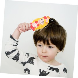 Healeved Cute Cartoon Hair Brush for Boys and Girls Gentle Detangling Styling Comb Scalp Massage Hairbrush for Girls Hair Salon Brush and Relaxation
