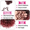 Unionbeauty GoGo Curl Crochet Hair 18 Inch 8 Packs Curly