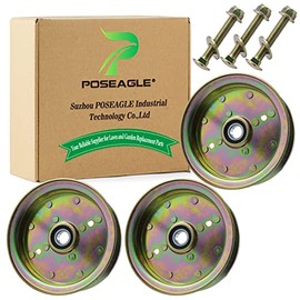 POSEAGLE 3 Pack 539132728 Idler Pulley Replaces Husqvarna 539132728 Idler Pulley 539132728, Husqvarna 539 132728, 539-132728, Husqvarna 589766102 Pulley 589766102, 539112196, 539131148, 589766101