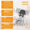 Chibery 10 Pack 3/8" Overlay 4D Soft Close Concealed Hinges