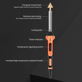 100W Plastic Welding Kit 2 in 1 Plastic Welder Soldering Iron 3 Speed Temperature Control Soldering Iron for Kayak Repair Rework Station Heat Repair Tool