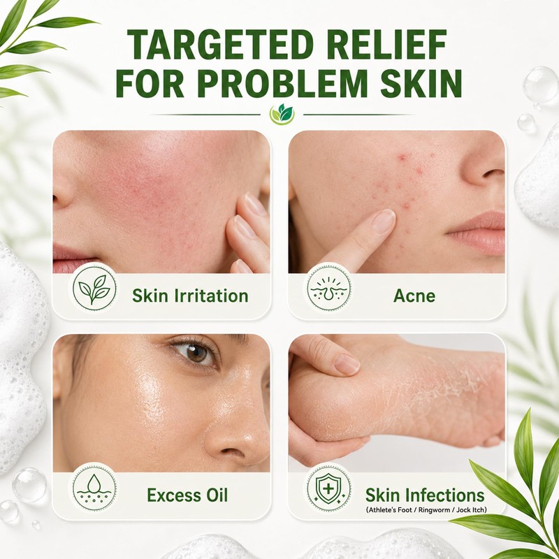 Tea Tree Soap with Green Tea & Tea Tree Oil,