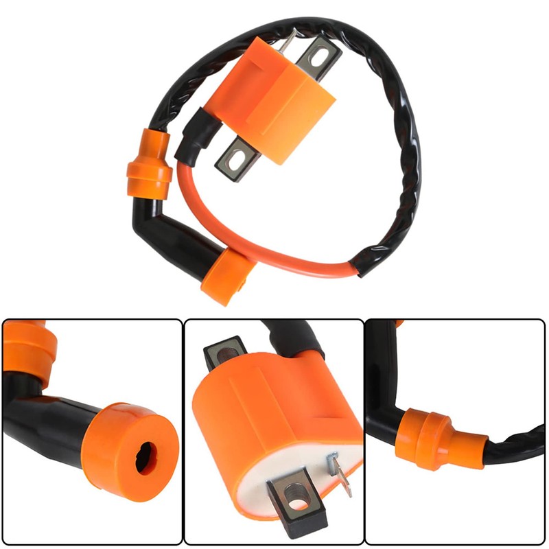 Silscvtt Ignition Coil CDI Spark Plug Replacement for Yamaha 250