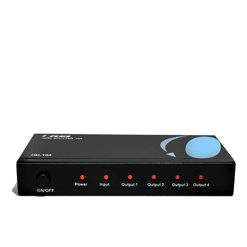 Splitter Hdmi 1x4 Alimentación 4 Puertos Full Hd 1080p 3d