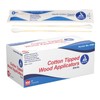 Dynarex 6-Inch Sterile Cotton Tipped Applicators - Single-Use Wooden Cotton